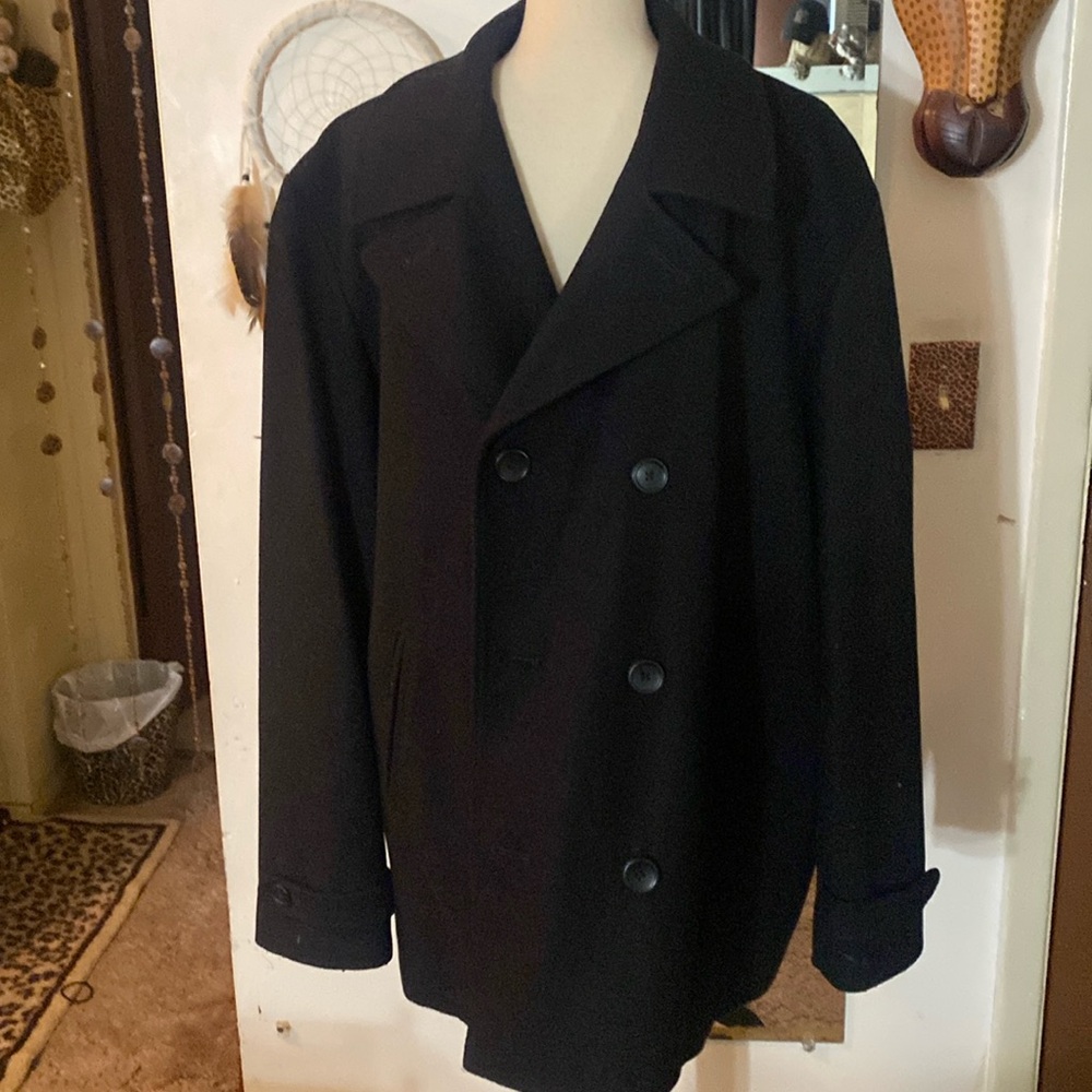 claiborne double breasted coat